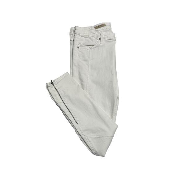 ADRIANO GOLDSCHMIED REAGAN SKINNY ZIPPER JEANS 28R - Picture 3 of 4